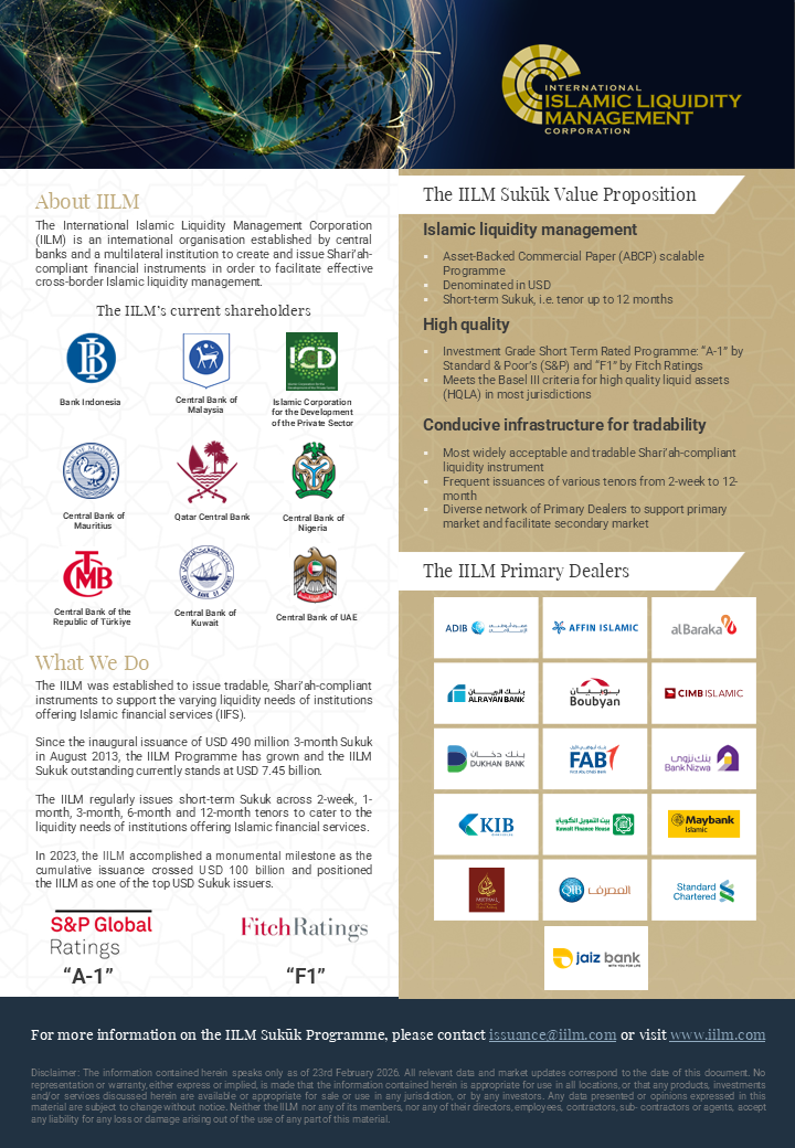 IILM Sukuk Investor Factsheet_Sept 2026